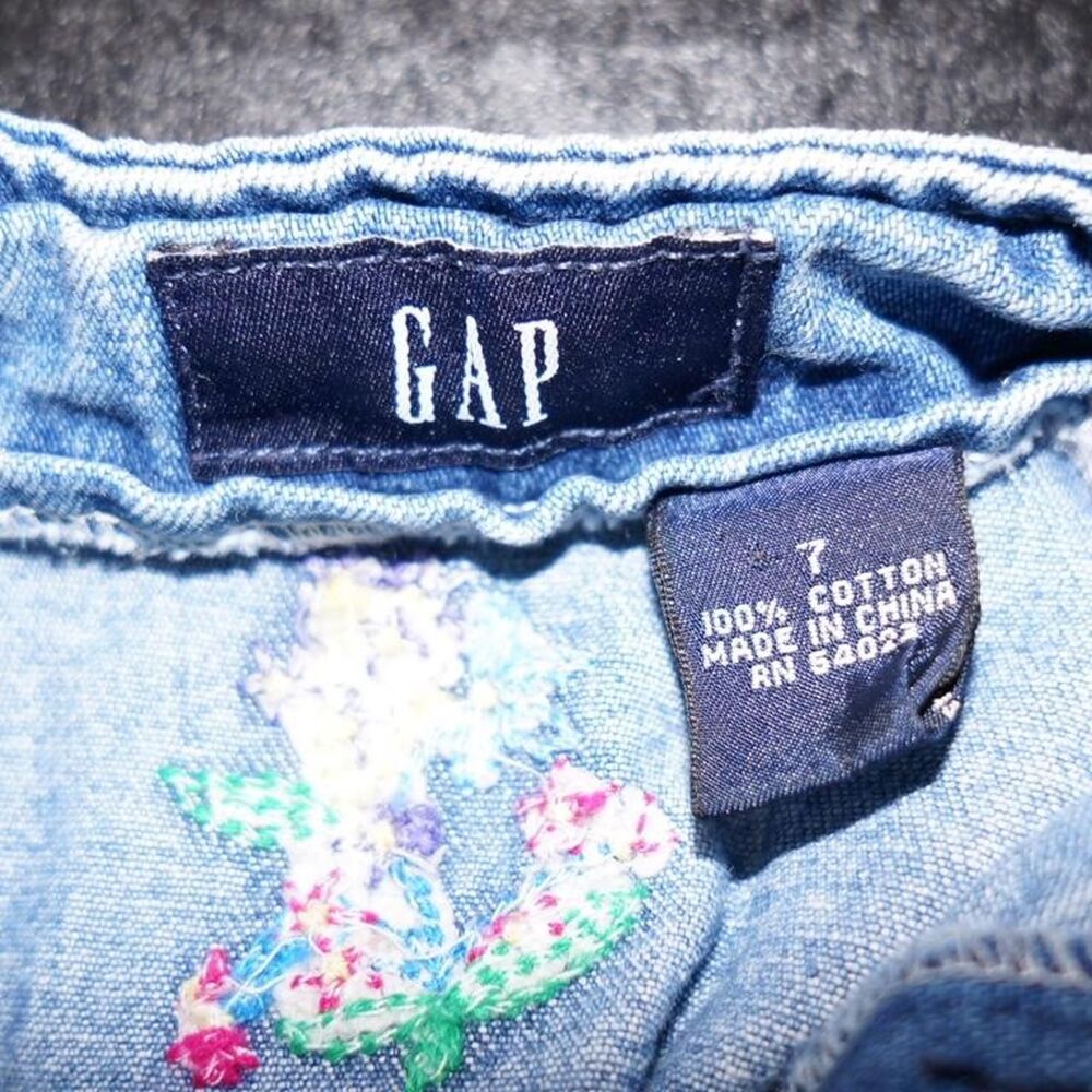 Vintage Gap Children’s Denim Skirt Size 7 - Picture 6 of 8